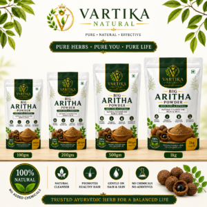Premium Big Aritha Powder | 100% Pure Natural Reetha Powder | Vartika Natural